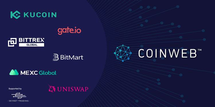 coinweb-announces-$cweb-listing-on-6-major-exchanges