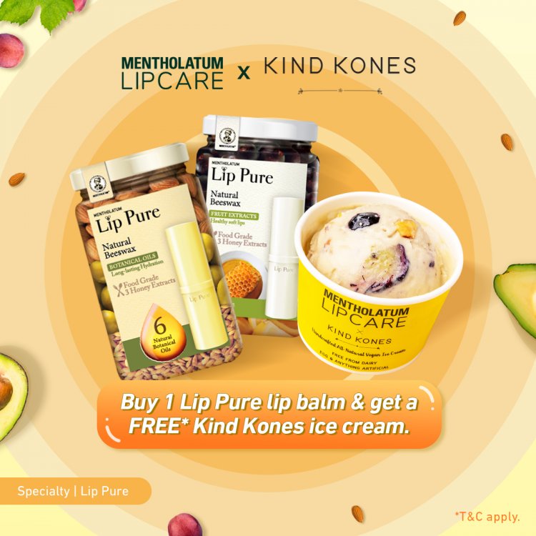 mentholatum-lipcare-&-kind-kones-serve-up-a-twist-of-pure-goodness-with-limited-edition-ice-cream