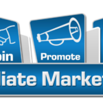 Affiliate Marketing Blue rounded squares