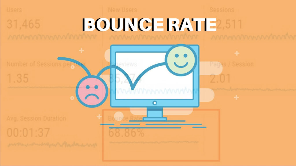 Bounce rate indicator of SEO