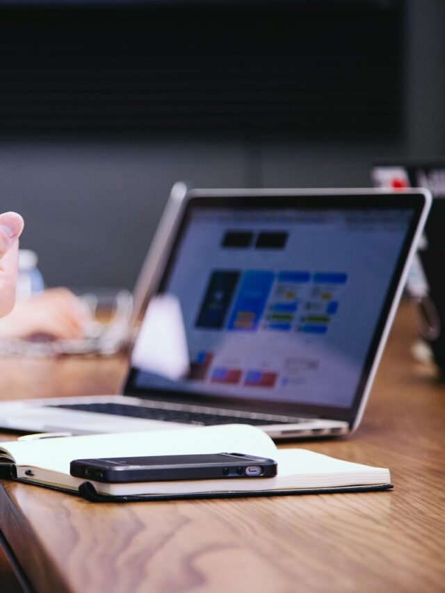 black smartphone near person