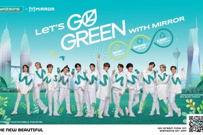 "Let's Go Green with MIRROR" campaign is Watsons' next step towards being a more environmentally responsible company. The successful ad was created in tandem with the Hong Kong boy band MIRROR.