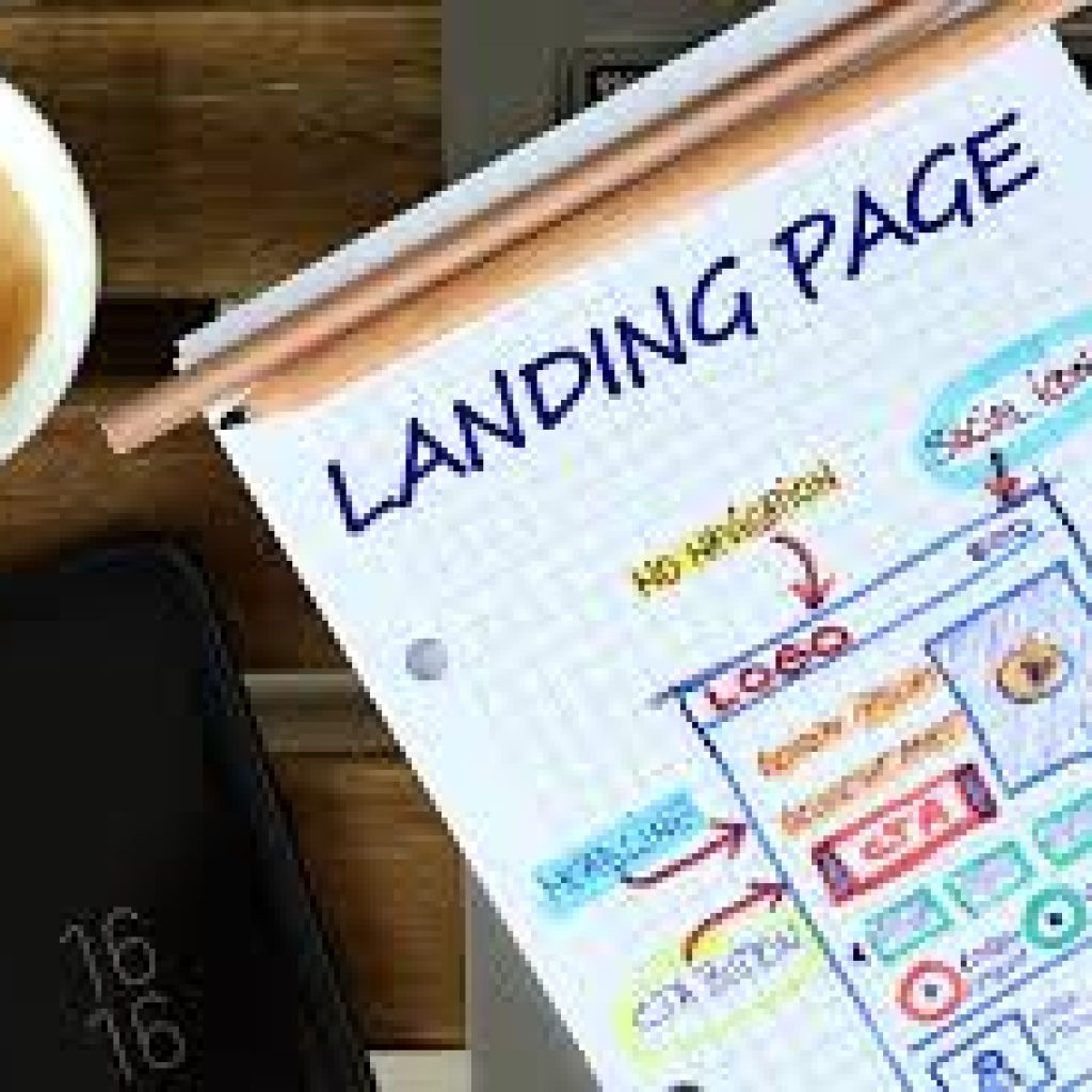 create landing page