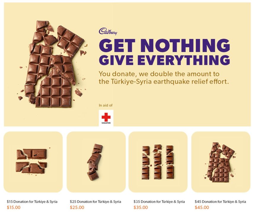 Cadbury's Broken Chocolate Bars: A Sweet Way To Support Earthquake Relief Efforts In Türkiye & Syria