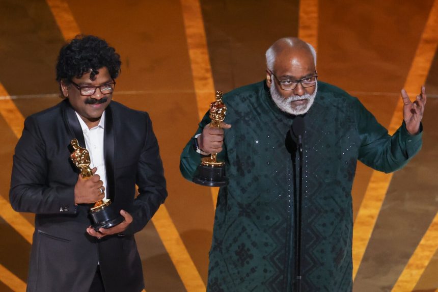 SS Rajamouli's RRR Makes History By Winning An Oscar For Best Original Song