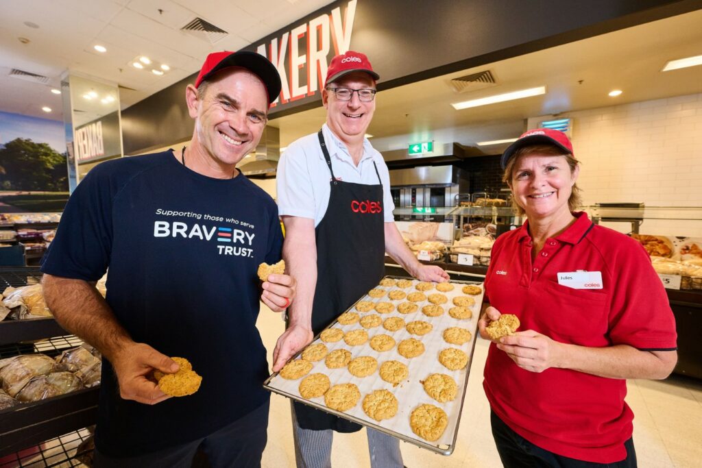 Justin Langer - Bravery Trust ANZAC Cookies - Coles Claremont