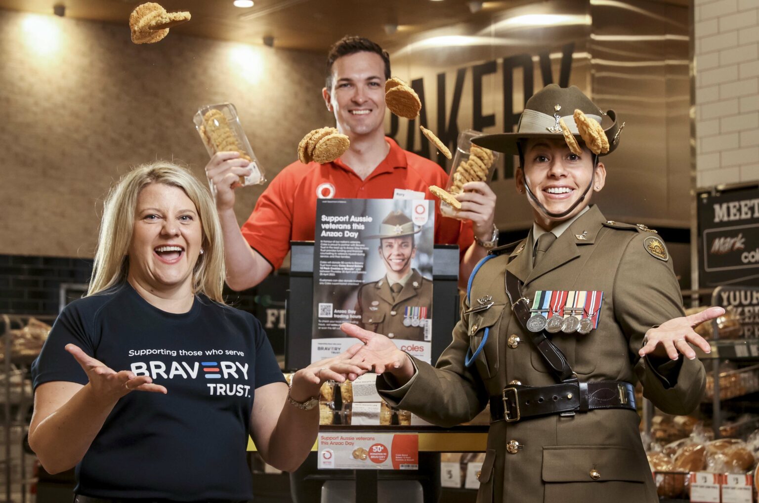 Coles' Annual Bravery Trust Appeal Kicks Off With The Support Of Aussie Sporting Heroes & Veterans