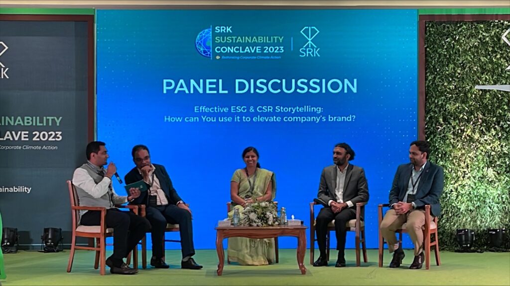 panel session at SRK sustainability conclave