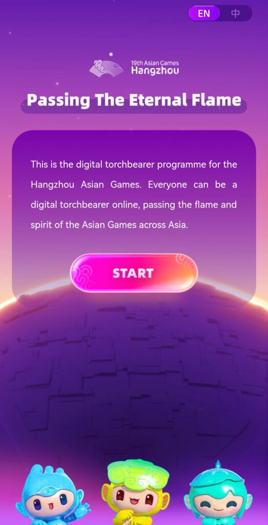 Embracing the Future: Asian Games Ignite First Digital Torch Relay