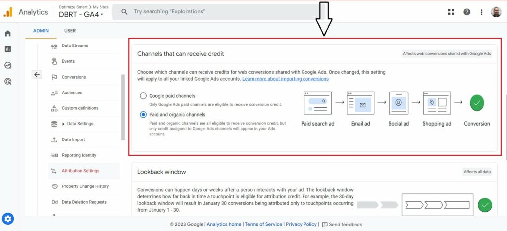 Attribution Settings