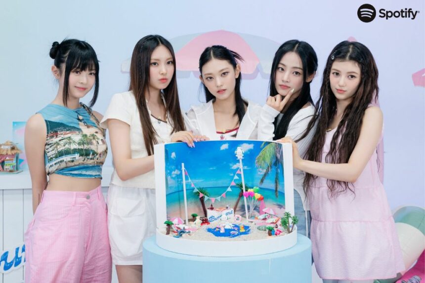 Global Sensation NewJeans Collaborates with Spotify for their Sophomore EP Release