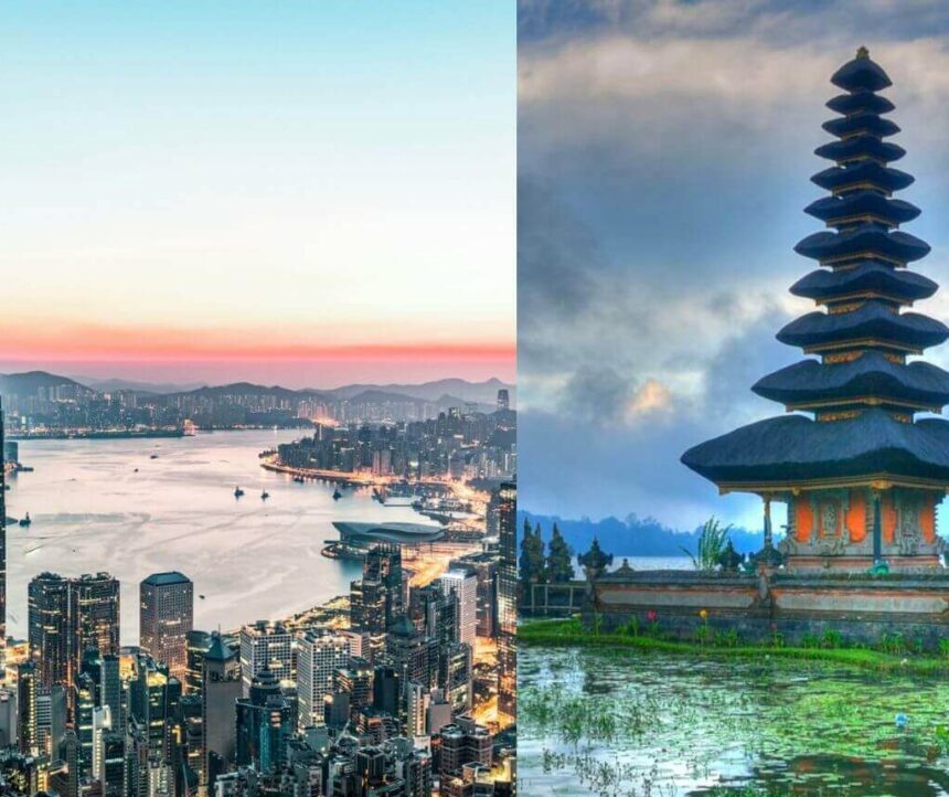 Hong Kong, Indonesia,