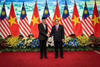 Prime Minister Datuk Seri Anwar Ibrahim with his counterpart Pham Minh Chinh