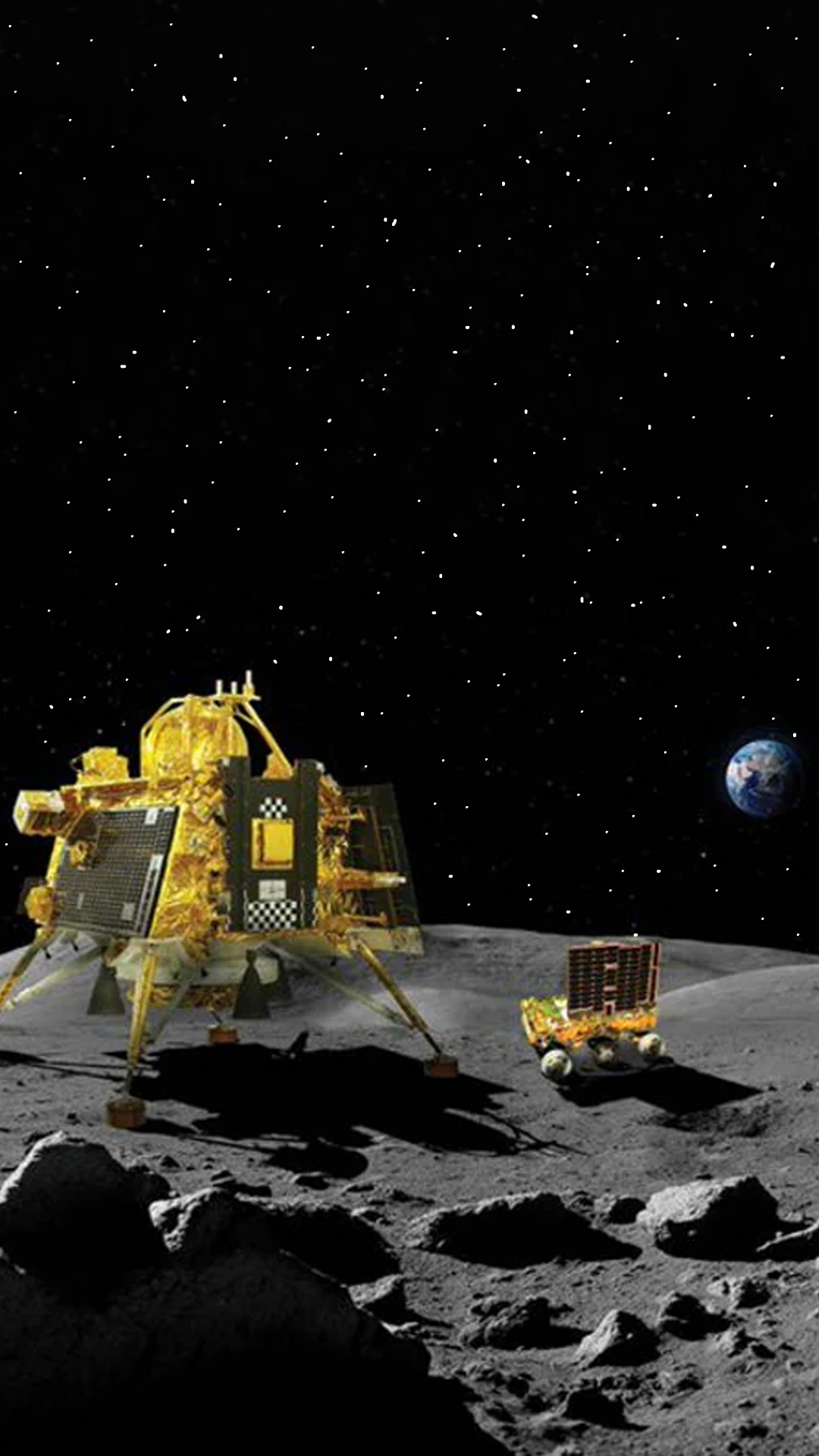 India's Chandrayaan-2 Spacecraft Scouts the Moon in New Lunar Photos | Space