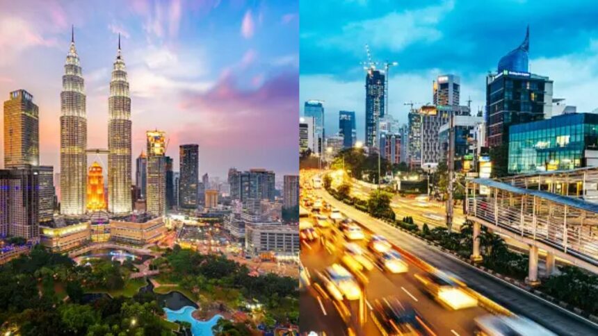 Malaysia and Indonesia