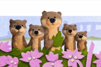 Singapore's Favorite Otters Celebrated in Google Doodle