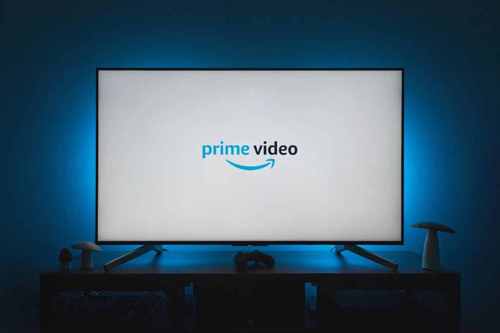 Amazon prime video on TV screen