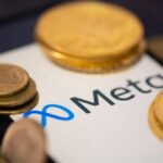 Metaverse coin cryptocurrency blockchain concept