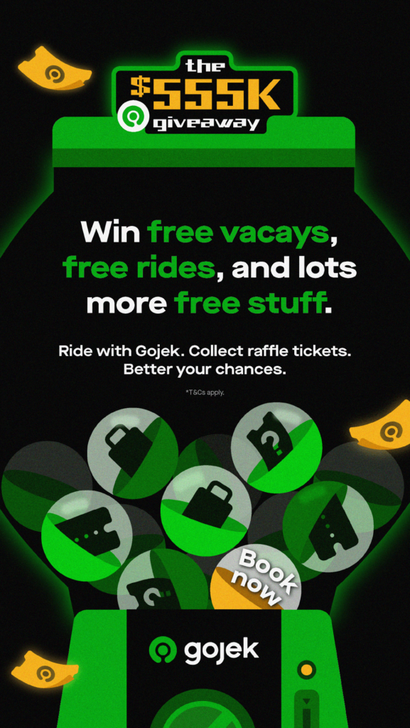 Gojek Singapore Celebrates 5 Glorious Years with a Grand Giveaway of $555,000!