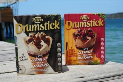 Peters Drumstick and Clean Up Australia Unite in Eco-Friendly Initiative with New Flavours Launch