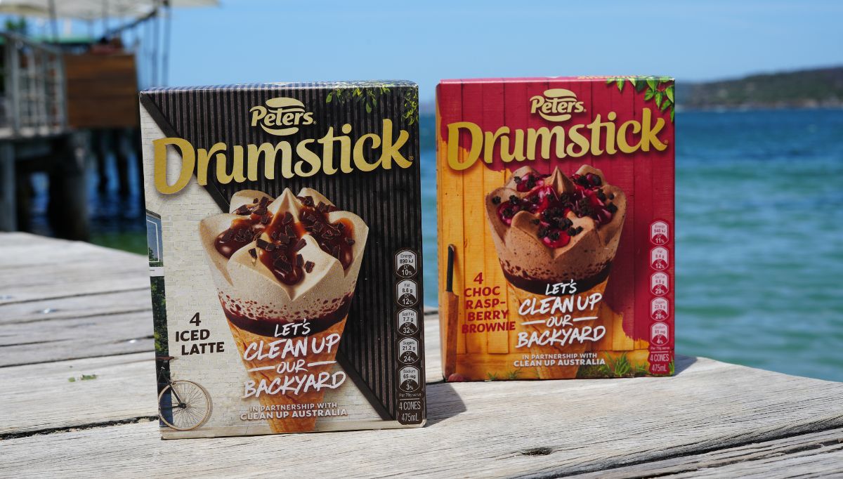 Peters Drumstick and Clean Up Australia Unite in Eco-Friendly Initiative with New Flavours Launch