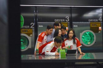 Heineken transforms laundromats into 24-hour sports bars for Korea's hardcore football fans