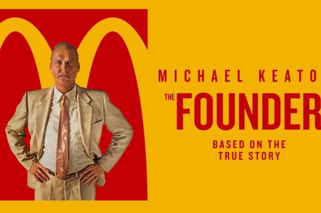  Ray Kroc and the McDonald brothers in 'The Founder' movie scene