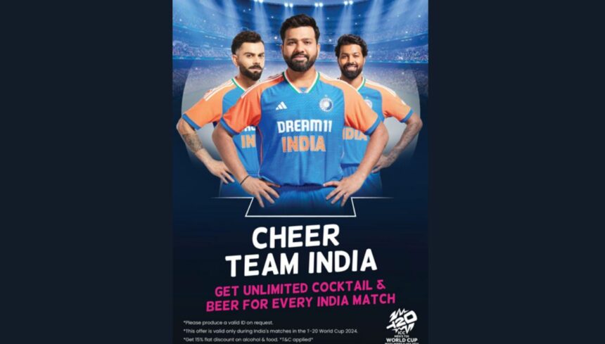 Cheer Team India: Catch the Thrills of T20 Cricket Live at Out of The Blue with Exclusive Offers!