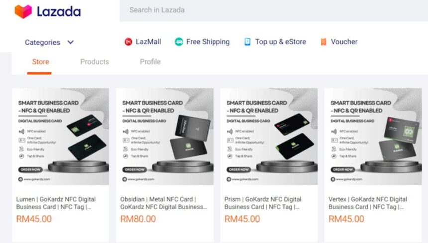 GoKardz NFC Cards and Accessories Now Available on Lazada – Revolutionizing Networking with a Click