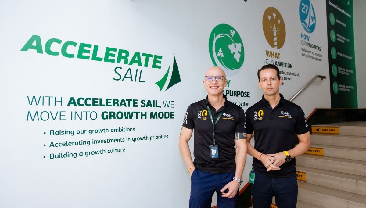 Stefano Clini Managing Director, Carlsberg Malaysia (left)_ & Jacob Aarup-Andersen Chief Executive Officer, Carlsberg Group (right)