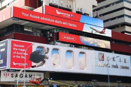 Heckler Singapore Launches First 3D Billboard in New Campaign for Qantas