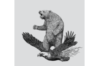 Bear meets on Eagle
