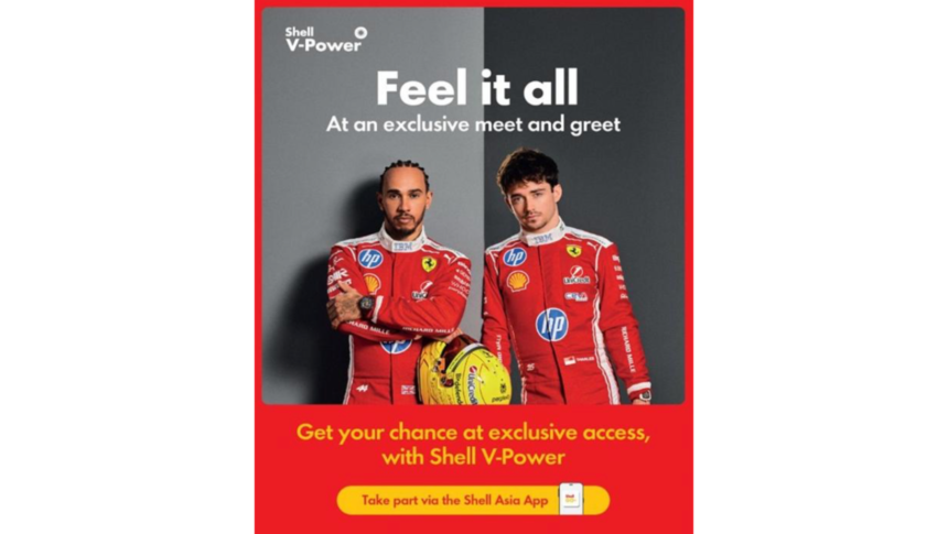 Fuel up with Shell V-Power for a chance to meet the Scuderia Ferrari HP drivers